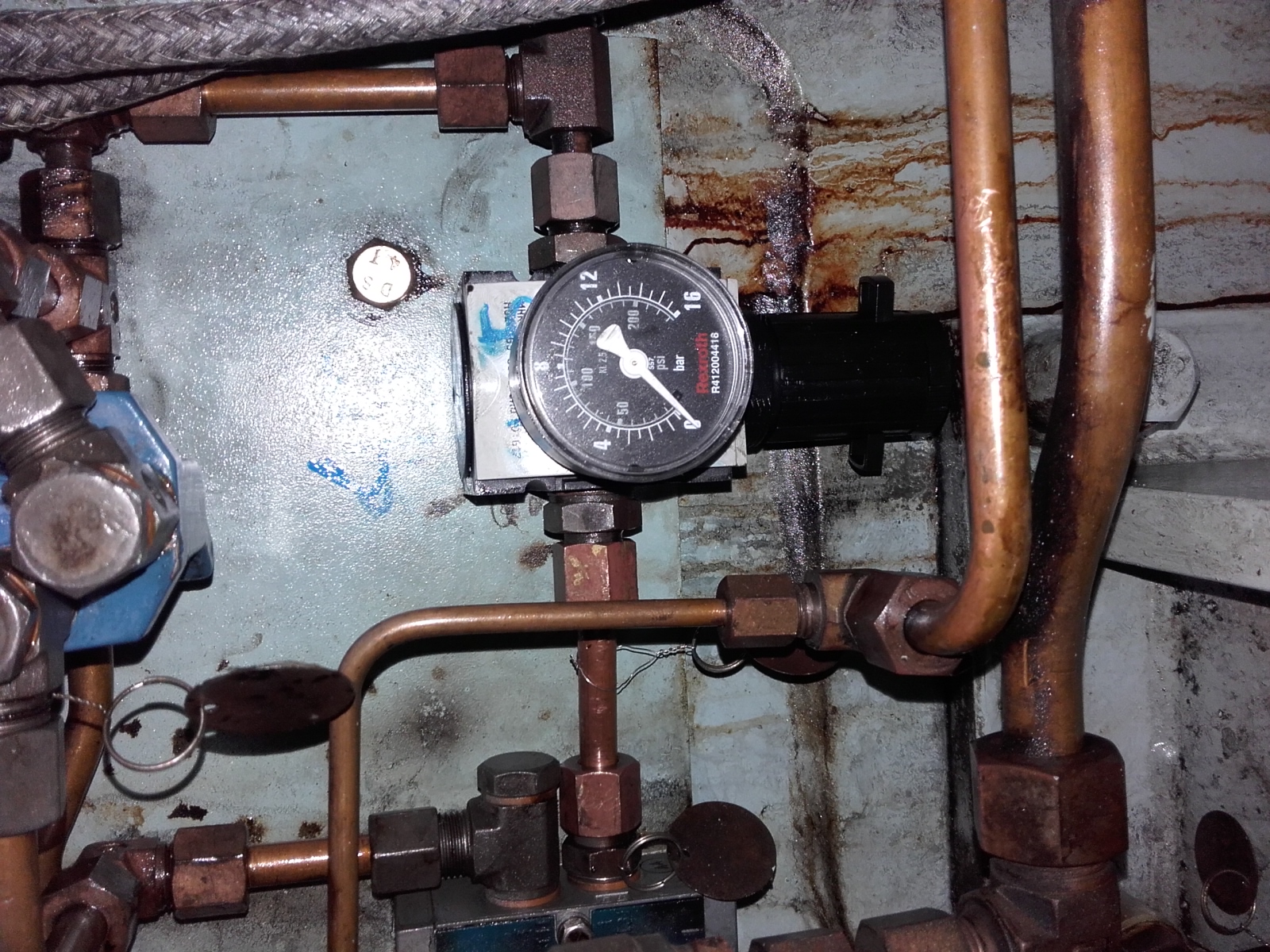 Sulzer pneumatic positioner adjustment